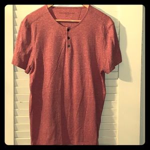John Varvatos Henley/T-Shirt